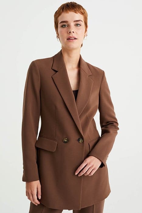 BLAZER BROWN by WE Fashion