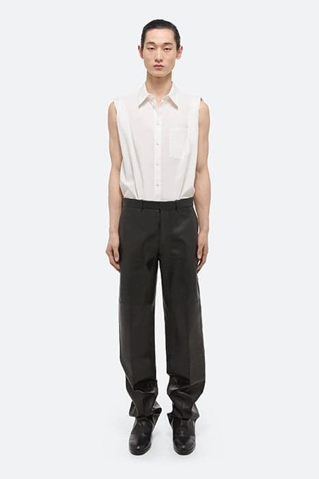 CARPENTER PANT LAMB LEATHER BLACK by Helmut Lang