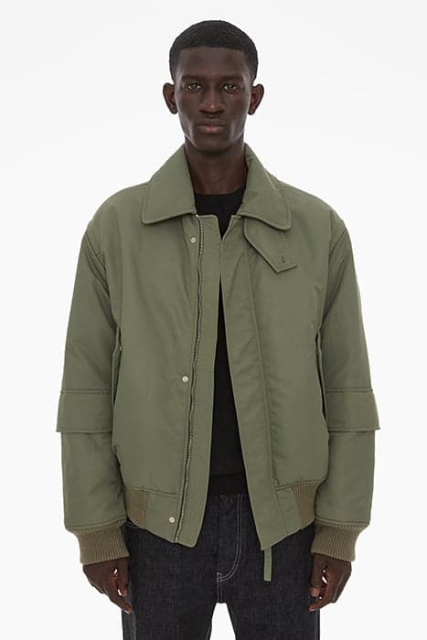 FLIGHT JACKET NYLON OAKMOSS by Helmut Lang