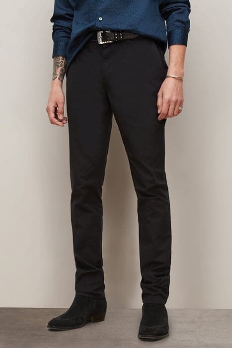 MOTOR CITY FIT - ZIP FLY LOW RISE SLIM F BLACK by John Varvatos