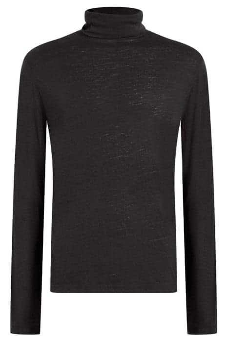 KENT LS BURNOUT TURTLE TEE DP CHARCOAL by John Varvatos