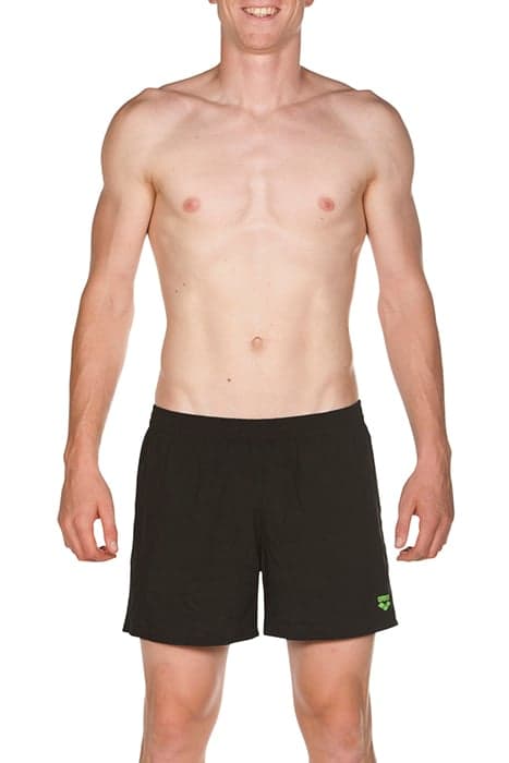 M TRAINING SHORT BLACK-SHINY GREEN by Arena