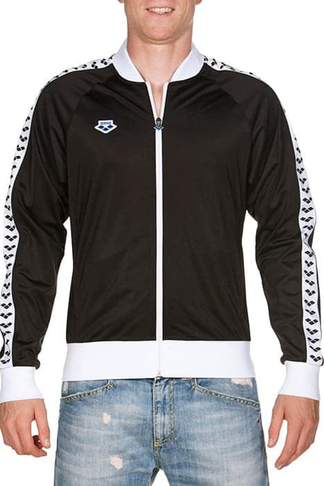 M RELAX IV TEAM JACKET BLACK-WHITE-BLACK by Arena