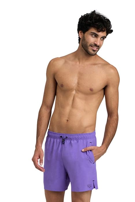 MEN'S ARENA EVO BEACH SHORT SOLID DARK LAVANDA by Arena