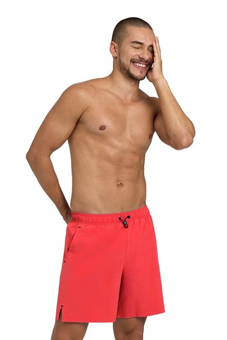 MEN'S ARENA EVO BEACH BOXER SOLID FLUO RED by Arena