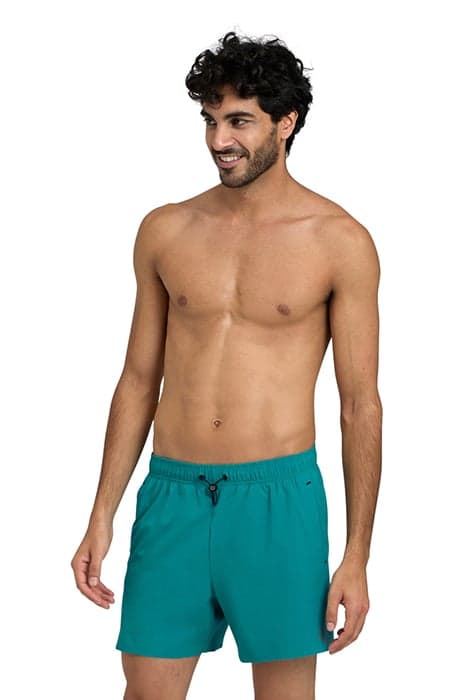 MEN'S ARENA EVO BEACH SHORT SOLID GREEN LAKE by Arena