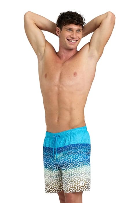 MEN'S BEACH BOXER PLACED SAND&SEA TURQUOISE by Arena