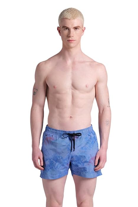 MEN'S ARENA CHINE' PRINT X-SHORT BLUE CHINA by Arena