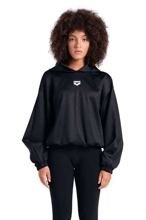 WOMEN'S HOODED SWEAT MPH BLACK by Arena