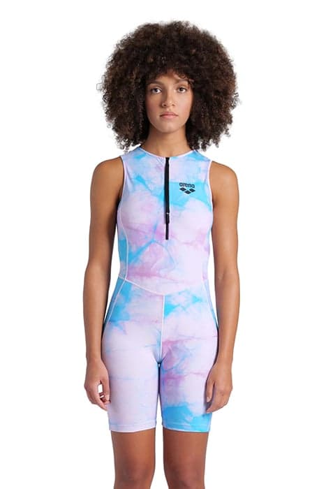 WOMEN'S FULL BODY SHORT LEG MPH CYAN MULTI TIE&DYE by Arena