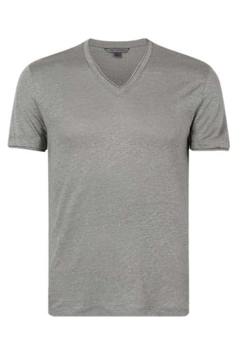 SS VNECK JRSY KNT PEWTER by John Varvatos