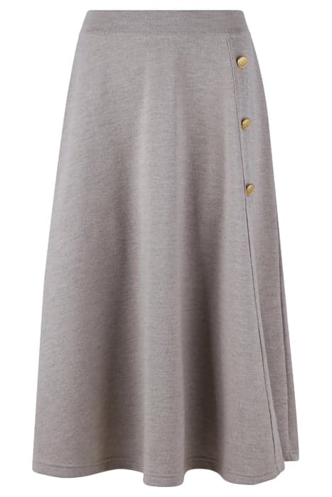 KNIT, WIDE SKIRT BEIGE by Stenströms