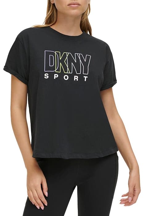 OUTLINE LOGO SHORT S BLACK TULIP by DKNY