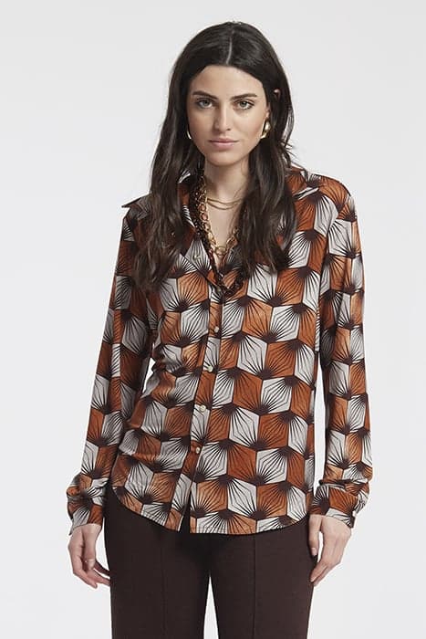 TAILORED SHIRT RUSSET ORANGE by OKY