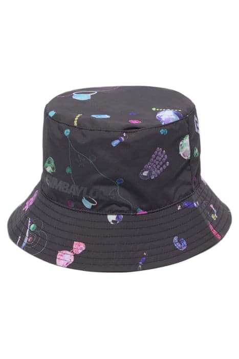 BLACK FALLEN JEWELS BUCKET HAT by Bimba y Lola