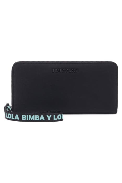 BLACK NYLON BOOK WALLET by Bimba y Lola