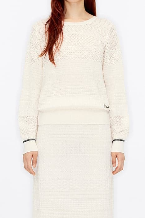 IVORY TEXTURED SWEATER by Bimba y Lola