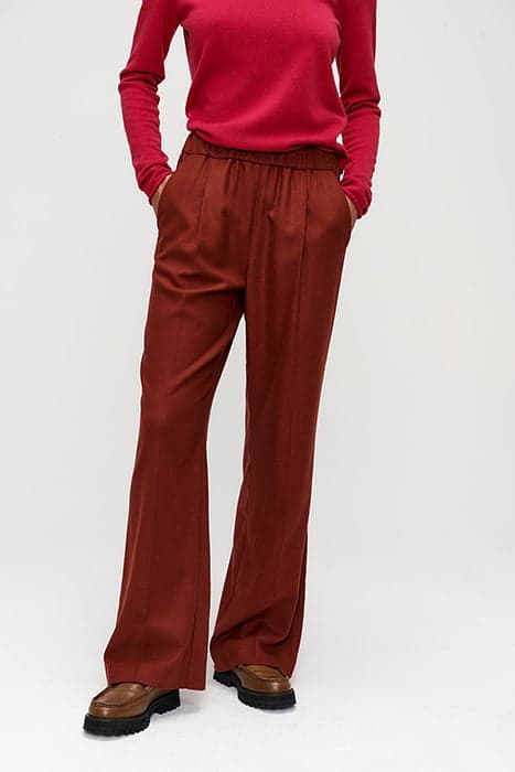 DUKE FLANNEL PANTS CHERRY WOOD by Zenggi