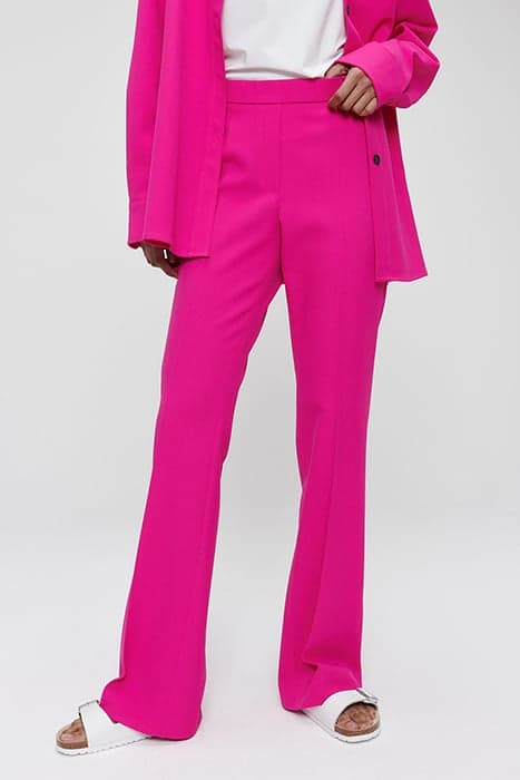 LONG BASIC FLARE PANTS PINK by TRVL DRSS