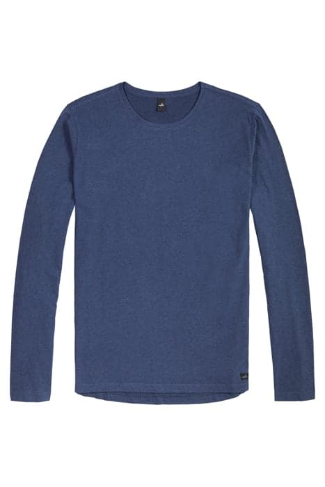 OLSON-CARBON | LONGSLEEVE T-SHIRT SAPPHIRE BLUE MELANGE by WAHTS