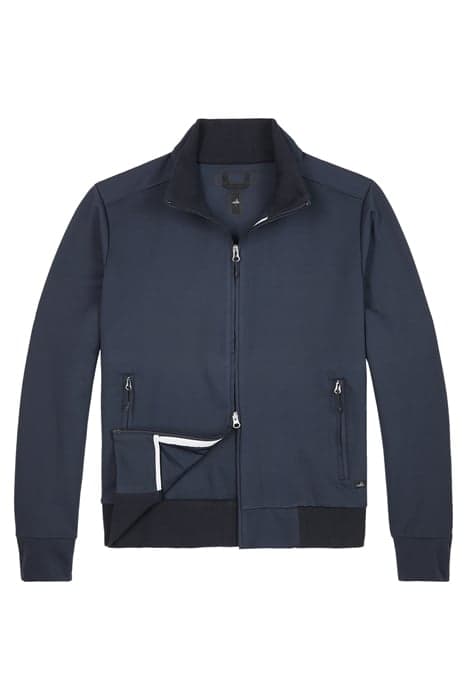 FOLEY | TECH JERSEY JACKET NAVY BLUE by WAHTS