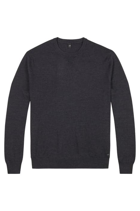 MASON | CASHFEEL CREWNECK PULLOVER ANTHRACITE MELANGE by WAHTS