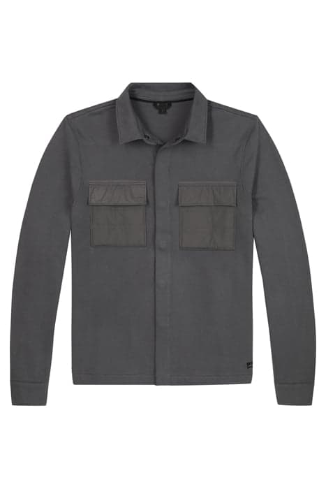 PATTON | SWEAT SHIRT JACKET ANTHRACITE by WAHTS