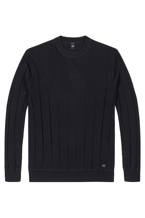 CONRAD | RETRO CASHFEEL PULLOVER DARK NAVY by WAHTS