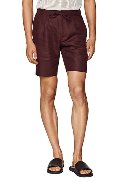 BURGUNDY AMES SHORTS by Suitsupply