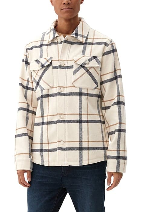 S.OLIVER JACKETS INDOOR BROWN CHECK by s. Oliver