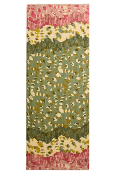 BEJEWELLED PRINT SCARF GREEN PRINT by White Stuff