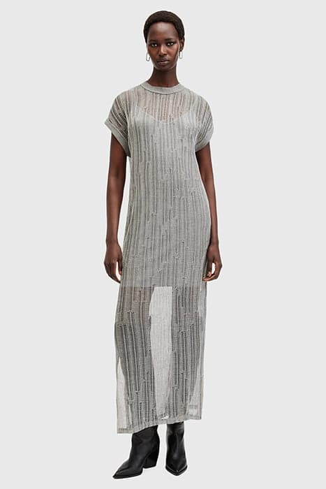 GIANA DRESS SILVER by AllSaints