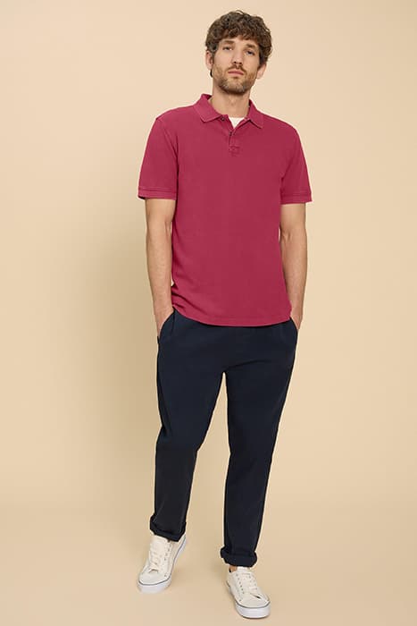 UTILITY POLO DEEP PINK by White Stuff