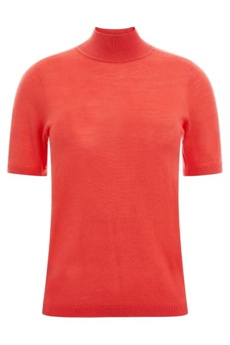 JOANNA SS HIGH NECK VIVACIOUS CORAL by Marciano by Guess