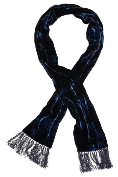 WASHED VELVET SCARF ECLIPSE HTHR by John Varvatos