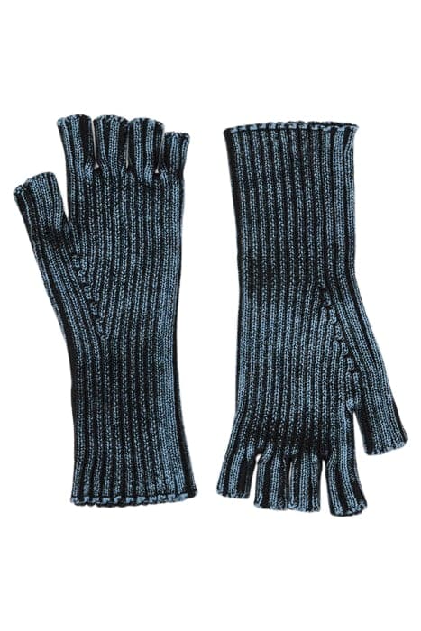 FINGERLESS GLOVE IN MARBL COBALT by John Varvatos