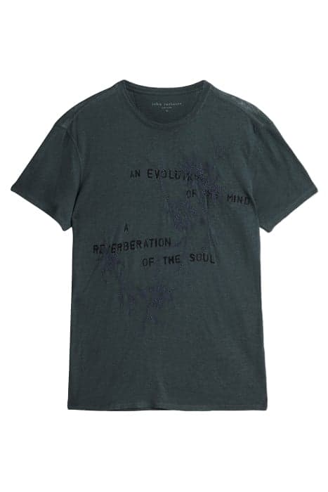 SS CREW TEE - EVOLUTION DRIED SAGE by John Varvatos