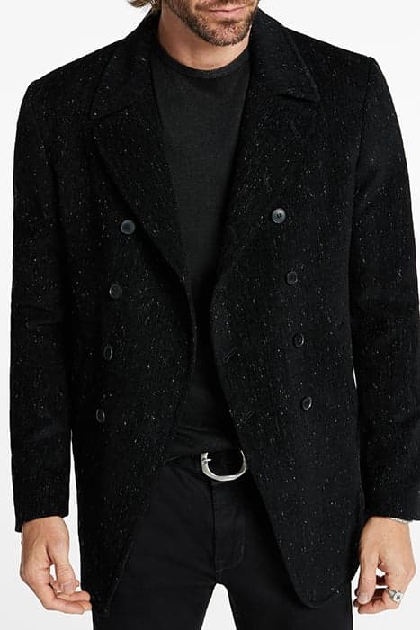 DB PEACOAT WITH CUTAWAY BLACK by John Varvatos