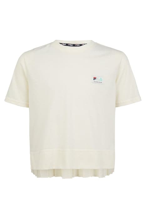 TANNA TEE WITH PLEATED BACK SWEET CORN by FILA