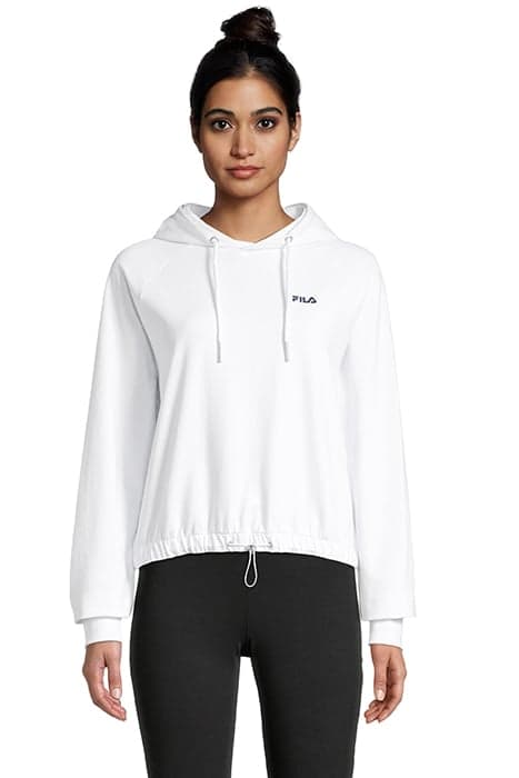 BAALBERGE CROPPED HOODY BRIGHT WHITE by FILA