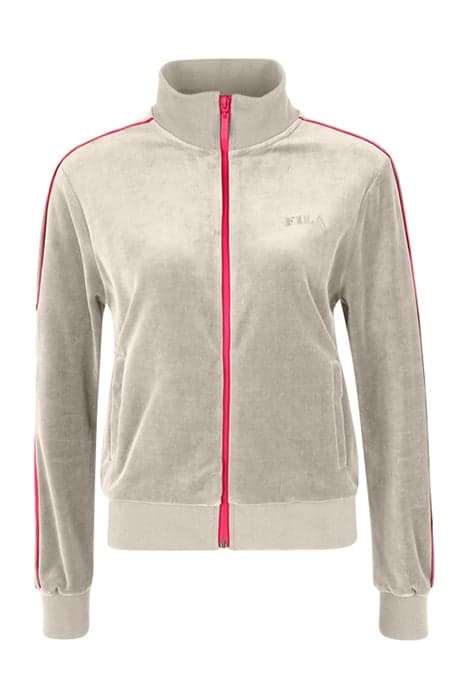 TERRASSA VELVET TRACK JACKET WHITECAP GRAY by FILA