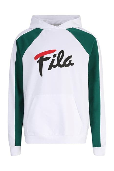 LINSENGERICHT BLOCKED HOODY BRIGHT WHITE-AVENTURINE by FILA