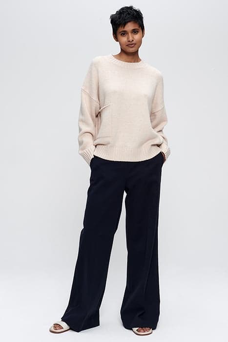 COTTON WOOL BOXY PULLOVER SIMPLY TAUPE by Zenggi