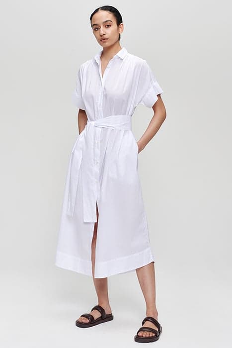 COTTON VOILE DRESS WHITE by Zenggi