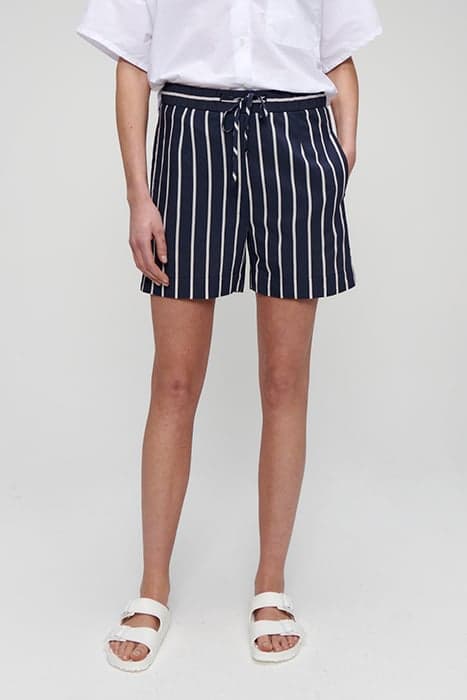 STRIPED SHORTS MIDNIGHT BLUE by Zenggi