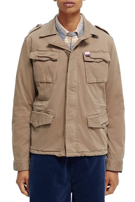 FIELD JACKET TAUPE by Scotch & Soda