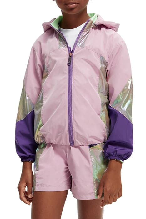 GIRLS METALLIC COLOURBLOCK JACKET METALLIC COLORBLOCK by Scotch & Soda