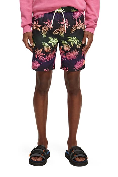 LONG LENGTH - PRINTED SWIMSHORT GRADIENT LEAF AOP by Scotch & Soda