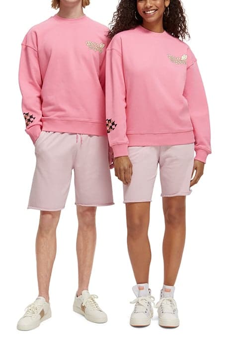 BORN TO LOVE CREWNECK PINK by Scotch & Soda