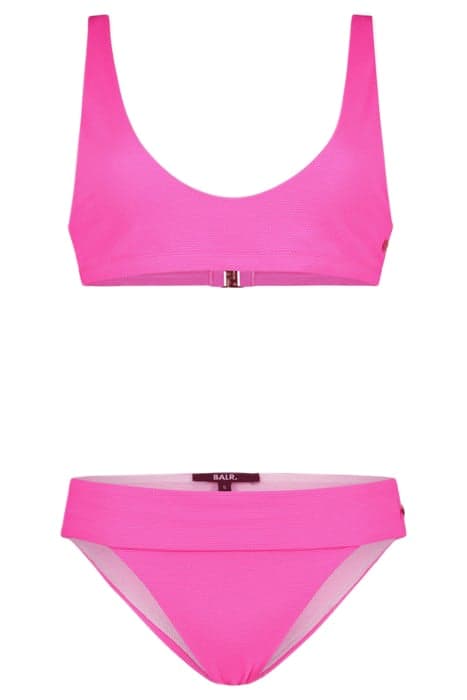 TRIANGLE ICONIC BIKINI FUCHSIA PINK by BALR.